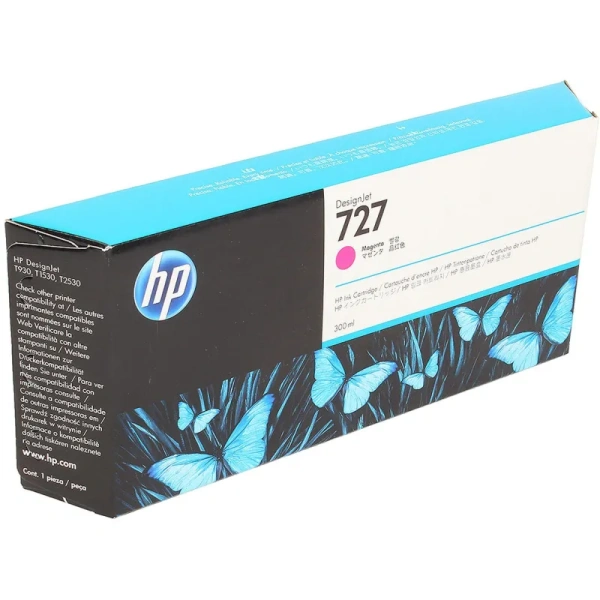 Картридж струйный HP 727 F9J77A пурпурный оригинальный повышенной емкости