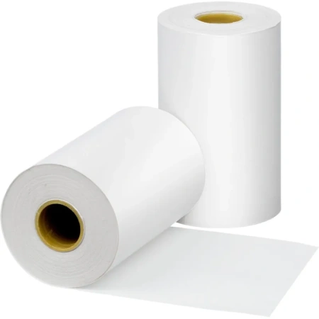 Чековая лента из термобумаги Эконом 57 мм намотка 15 м диаметр 34 мм  втулка 12 мм (20 штук в упаковке)