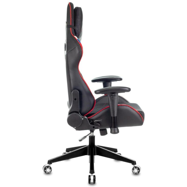 Кресло игровое Viking 4 Aero красное/синее/белое/черное (искусственная кожа/ткань, пластик)