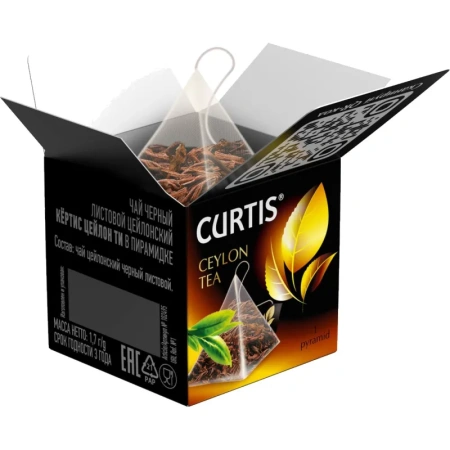 Чай чёрный Curtis Ceylon Tea 300 пирамидок