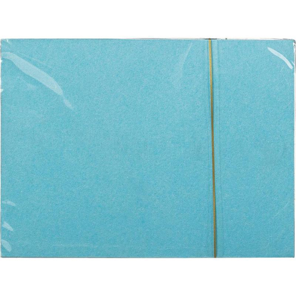 Стикеры Гознак 38x50 мм пастельные голубые (1 блок, 100 листов)