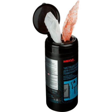 Салфетки влажные Attache Selection для поверхностей (20 + 50 штук в тубе)