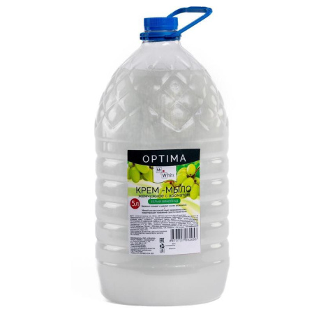 Крем-мыло Mr.White Optima Белый виноград 5 л