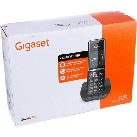 Радиотелефон Dect Gigaset Comfort 550 черный