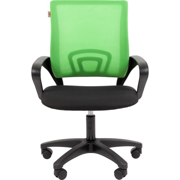 Кресло офисное Easy Chair 304 LT светло-зеленое/черное (сетка/ткань,  пластик)