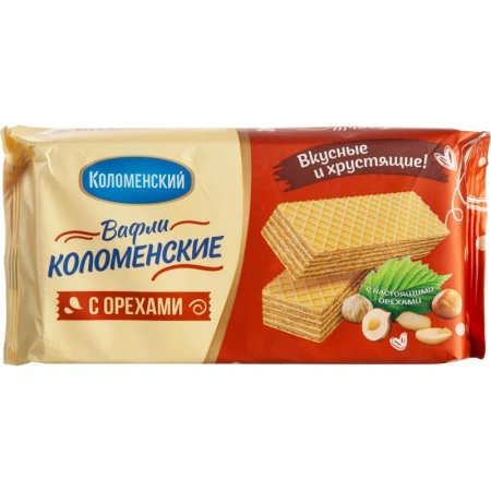 Вафли Коломенский с орехами 200 г