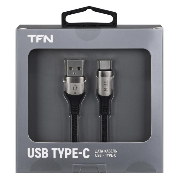 Кабель TFN USB A - USB Type-C 1.2 метра (TFN-C-BLZ-AC1M-NI)