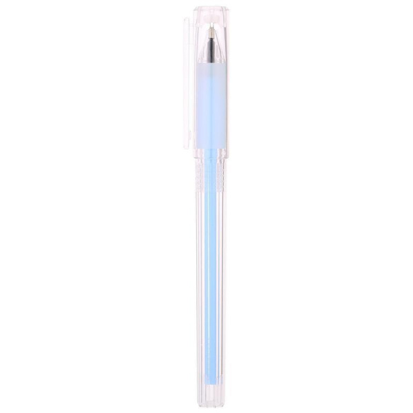 Ручка шариковая неавтоматическая Deli Arris синяя (толщина линии 0.7 мм)