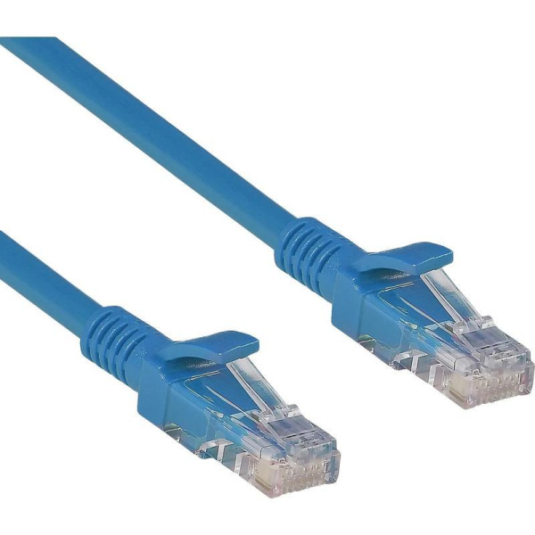 Патч-корд витая пара ExeGate UTP-RJ45-RJ45-5e-2M-BL 5e 2 м