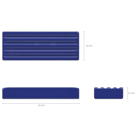 Пластилин классический ErichKrause Basic 6 цветов 96 г