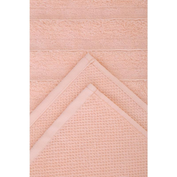 Полотенце махровое Solo Премиум Олимп 50x90 см 500 г/кв.м розовое