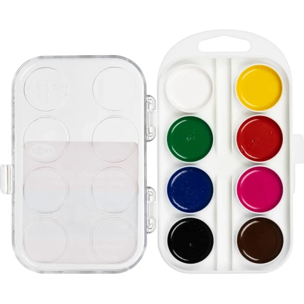 Краски акварельные медовые Гамма Мультики 8 цветов