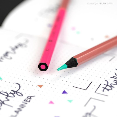 Карандаши цветные Milan Copper 6 цветов шестигранные