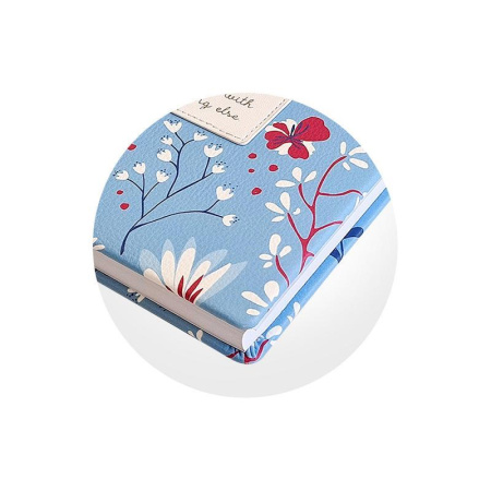 Ежедневник недатированный InFolio Romantic искусственная кожа A5 160 листов синий (140x200 мм)