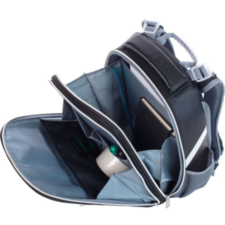 Ранец Комус Класс Basic Котик черный с двумя отделениями