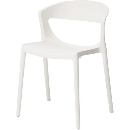 Стул обеденный Evok белый (пластик)