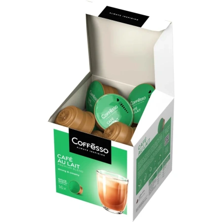 Кофе в капсулах Coffesso Cafe Au Lait Dolce gusto (16 штук в упаковке)