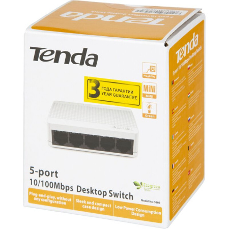 Коммутатор Tenda S105