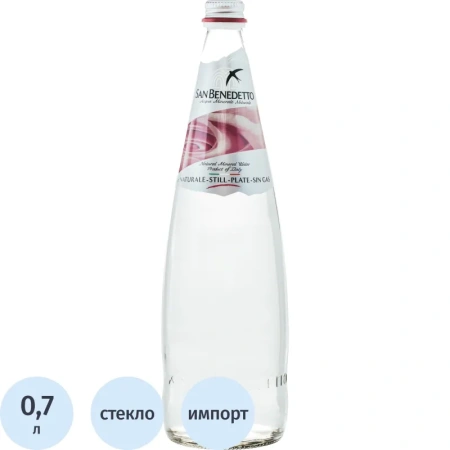 Вода минеральная San Benedetto негазированная 0.7 л