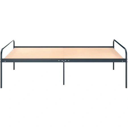 Кровать одноярусная Комус Мебель металлическая антрацит 820х596х1920 мм