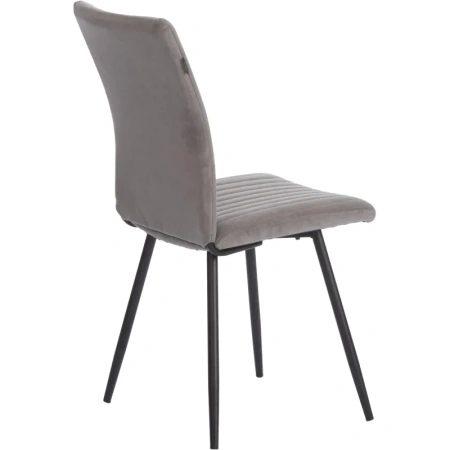 Стул обеденный Комус Мебель Fresno серый (ткань, металл)