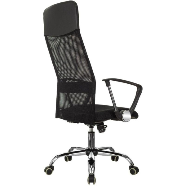 Кресло для руководителя Easy Chair 508 TTW черное (экокожа/сетка/ткань,  металл)