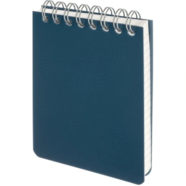 Блокнот Комус Пластик-Металлик А7 80 листов синий в клетку на спирали  (76х117 мм) Блокнот Комус Пластик-Металлик А7 80 листов синий в клетку на спирали  (76х117 мм)