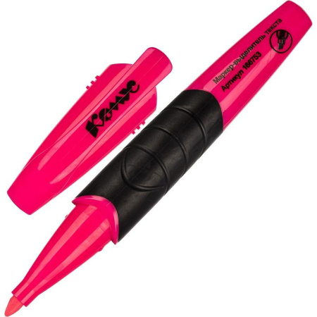 Текстовыделитель Комус розовый (толщина линии 1-4 мм)