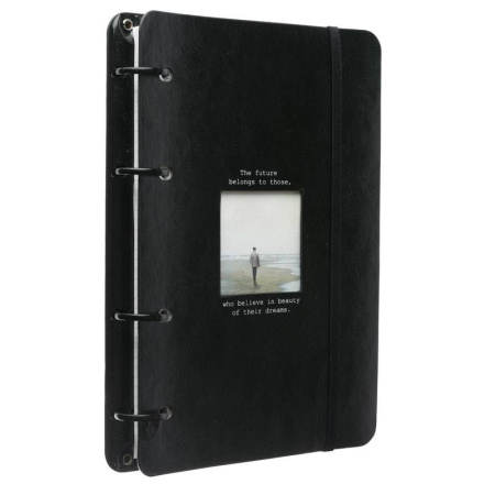 Бизнес-тетрадь Infolio Study Window A5 120 листов в клетку на кольцах  (155x212 мм)