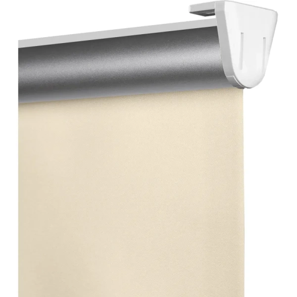 Рулонная штора Blackout silver полиэстер бежевый (50х160 см)