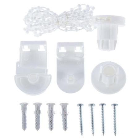 Рулонная штора полиэстер серые (90х158.3 см)