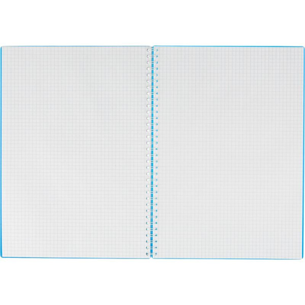 Бизнес-тетрадь Attache Economy А4 96 листов синяя в клетку на спирали  (294х210 мм)