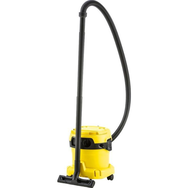 Пылесос Karcher WD 2 Plus желтый/черный (200 Вт, 77 ДБ)