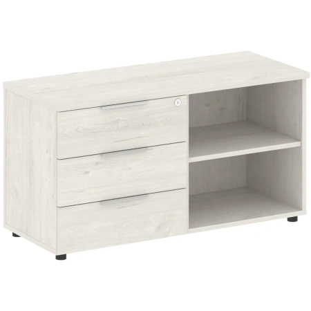 Тумба сервисная Metal System Style Б.ТС-2 (дуб наварра, 1096x450x580 мм)