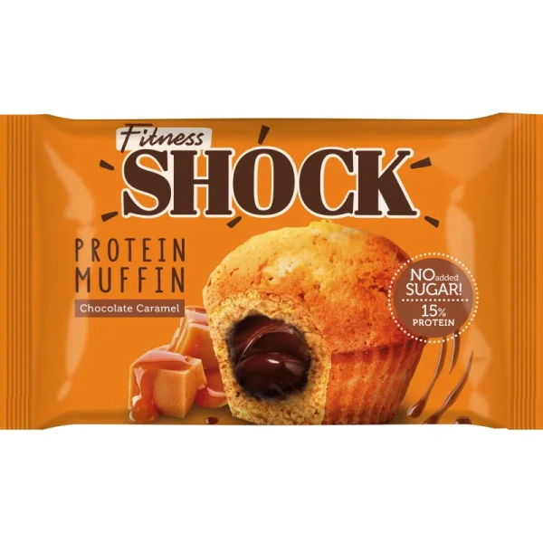 Маффин FitnessShock Шоколадная карамель 50 г