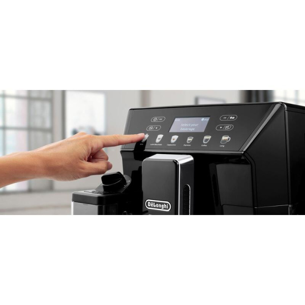 Кофемашина DeLonghi Eletta Cappuccino Evo ECAM46.860.B черная