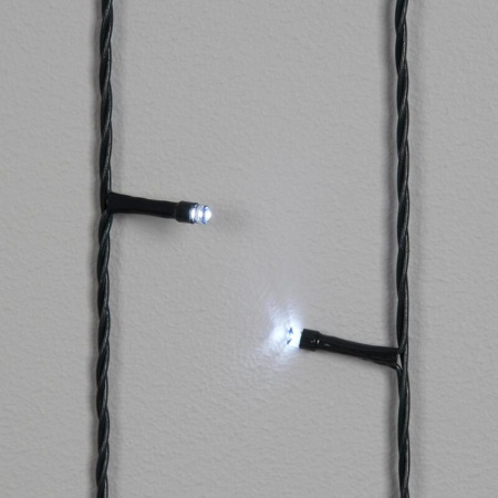 Электрогирлянда холодный белый свет 100 ламп 10.8 м