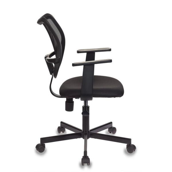 Кресло офисное Бюрократ CH 797М черное (сетка/ткань, металл)