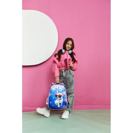 Ранец Комус Класс 3D Pug Dog с двумя отделениями