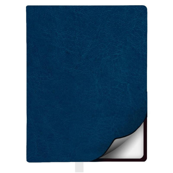 Ежедневник недатированный Lamark Sigma Flex искусственная кожа А6+ 128  листов синий (125х170 мм)