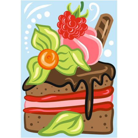 Картина по номерам Lori Сладкий тортик