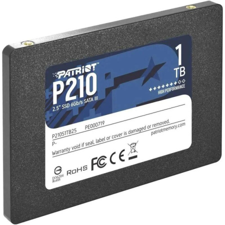 SSD накопитель Patriot Memory P210 1 ТБ (P210S1TB25)