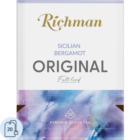 Чай чёрный Richman Sicilian Bergamot 20 пирамидок