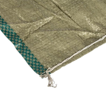 Мешок полипропиленовый второй сорт зеленый 90x130 см (100 штук в упаковке)