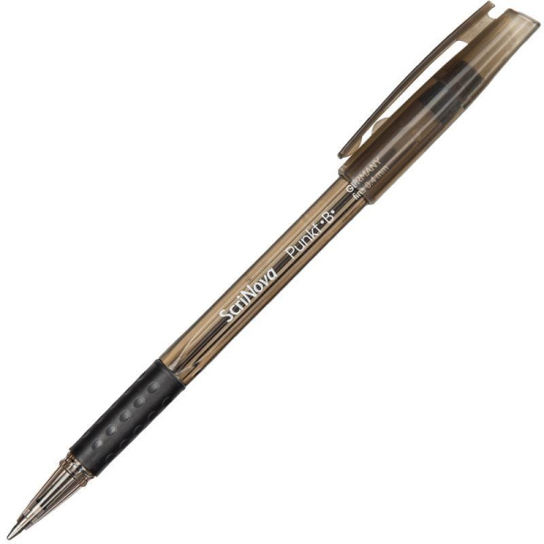 Ручка шариковая неавтоматическая ScriNova Punkt В черная (толщина линии  0.4 мм)