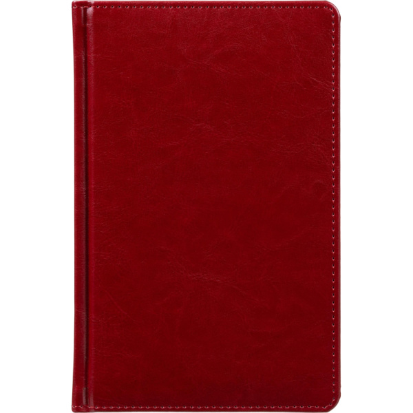 Ежедневник недатированный Attache искусственная кожа тиснение А5 160  листов бордовый