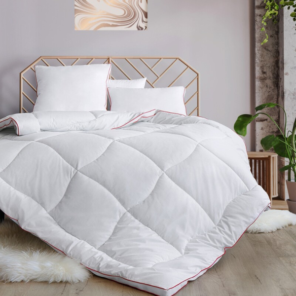 Одеяло Verossa Airy Royal 172х205 см стеганое с кантом белое (791076)