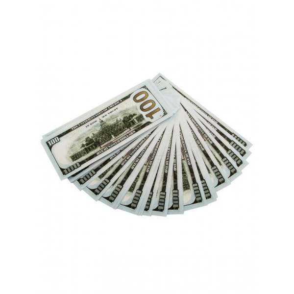 Деньги сувенирные Эврика Забавная Пачка 100 долларов (1 штука)