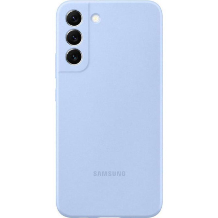 Чехол-накладка Samsung Silicone Cover S22+ для Samsung Galaxy S22+  голубой (SAM-EF-PS906TLEGRU)