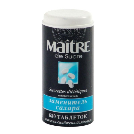 Сахарозаменитель Maitre de Sucre 650 таблеток
